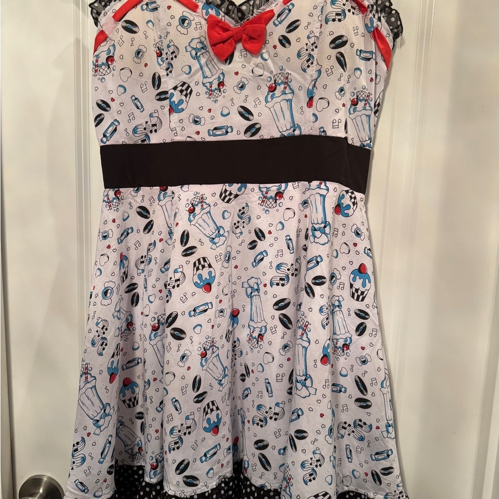 NWOT Sourpuss Lazy Sundae Erin Dress Sz XL - Picture 4 of 6